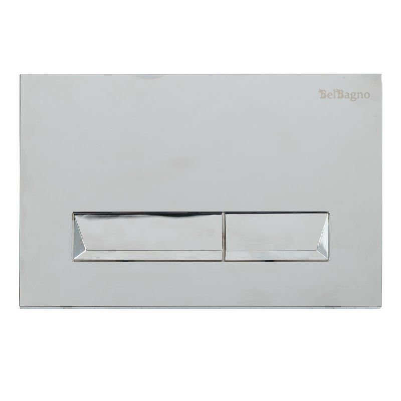 Кнопка смыва BelBagno MARMI, цвет-хром глянцевый, BB010-MR-CHROME