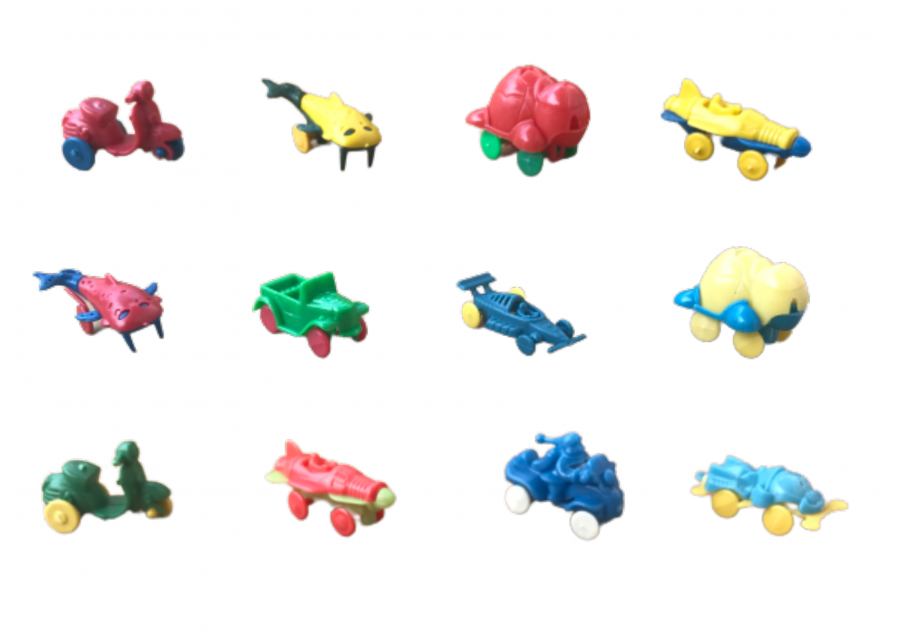 Игрушка в капсуле 28мм «Шальные гонки» 3,50₽/ед