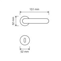 Ручка Linea Cali Grip 1705 RO 025 размеры