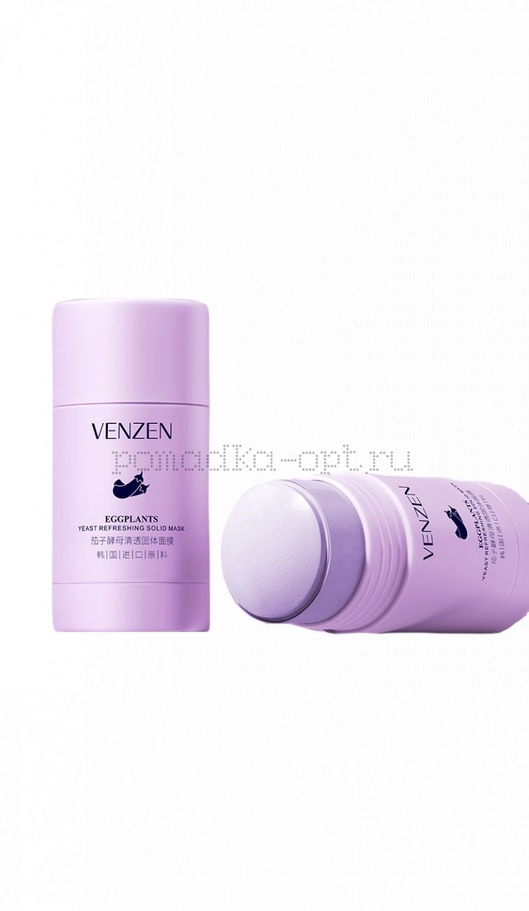 Твердая маска для очистки лица Venzen Eggplants Mask