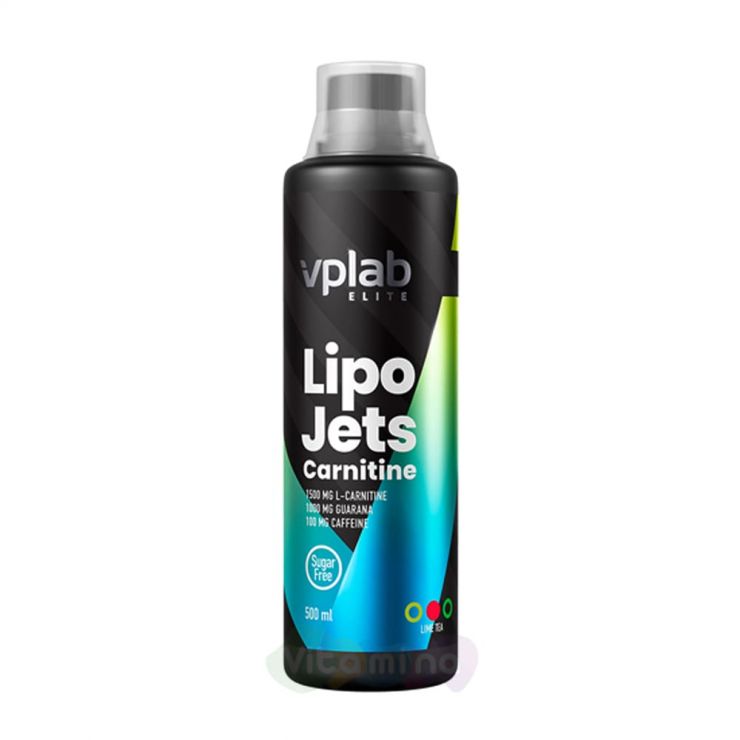VPLab Жиросжигатель LipoJets Carnitine Лайм-чай, 500 мл