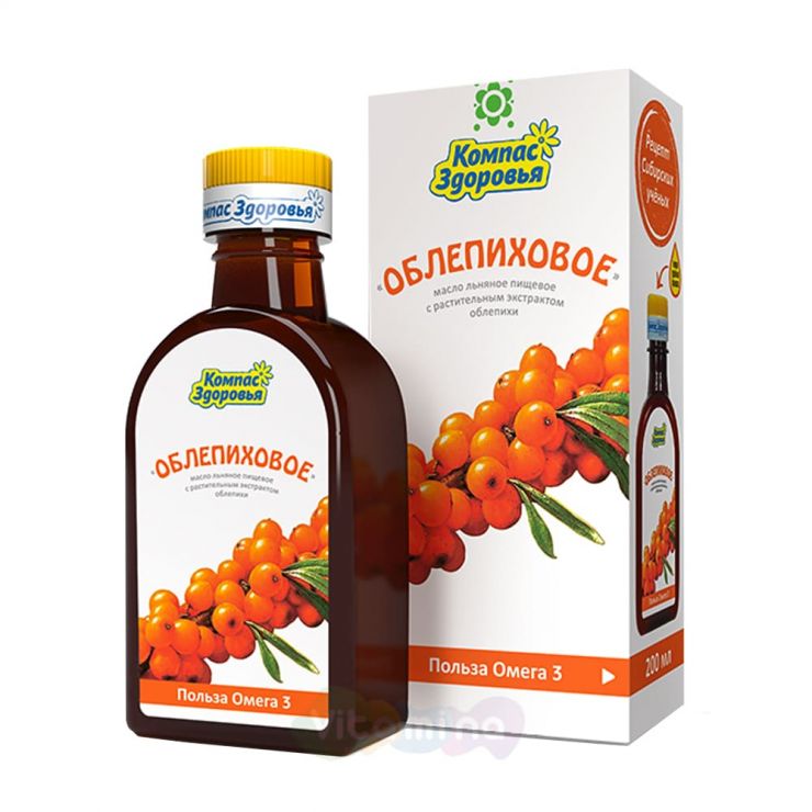 Масло льняное «Облепиховое»