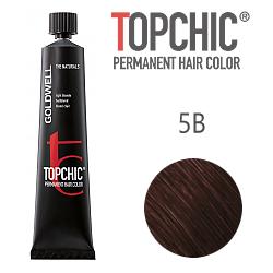 Goldwell Topchic 5B - Стойкая краска для волос - Светлый коричневый бежевый 60 мл.