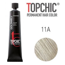 Goldwell Topchic 11A - Стойкая краска для волос - Белокурый пепельный 60 мл.