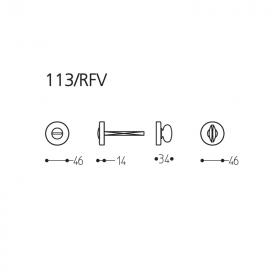 Накладка-фиксатор Mandelli 911-113/RFV