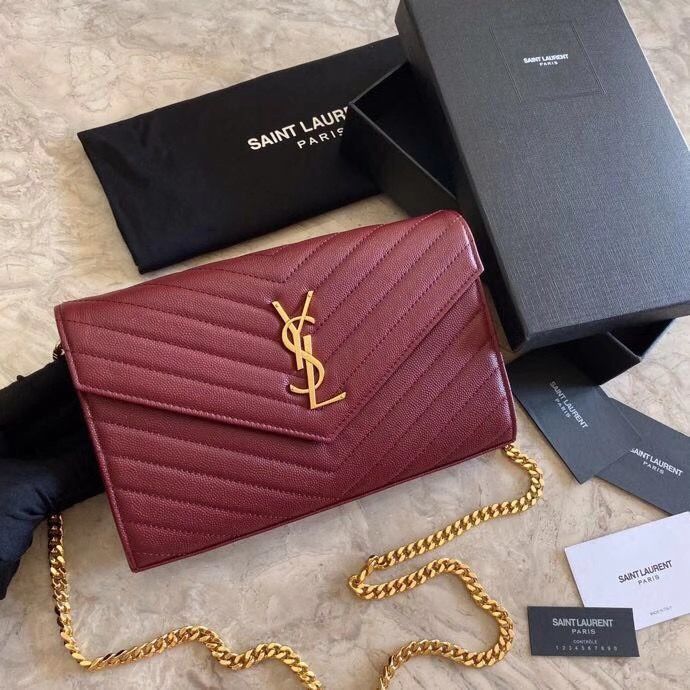 Клатч Saint Laurent 22,5x14,4x4 cm