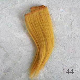 Тресс натуральный (козочка) - Солнечно-рыжий, прямые  УЦЕНКА 90 см