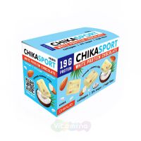 Белый шоколад с миндалем и кокосовыми чипсами