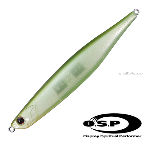 Воблер OSP Bent Minnow 106F 106 мм / 10 гр / Заглубление: 0 - 0,5 м / цвет: G35