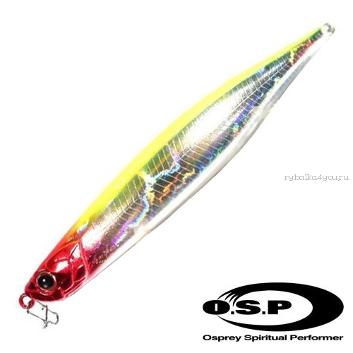 Воблер OSP Bent Minnow 106F 106 мм / 10 гр / Заглубление: 0 - 0,5 м / цвет: H59 (Japanese Market)