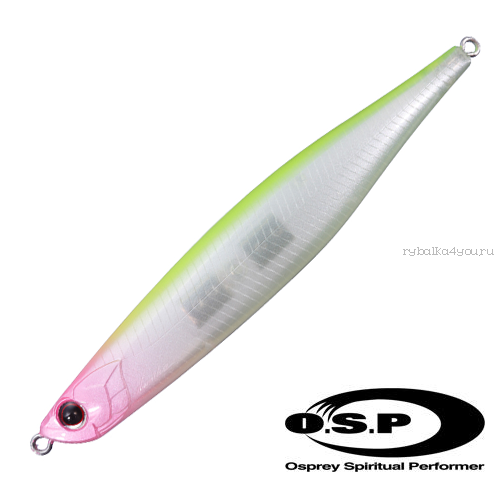 Воблер OSP Bent Minnow 106F 106 мм / 10 гр / Заглубление: 0 - 0,5 м / цвет: P74