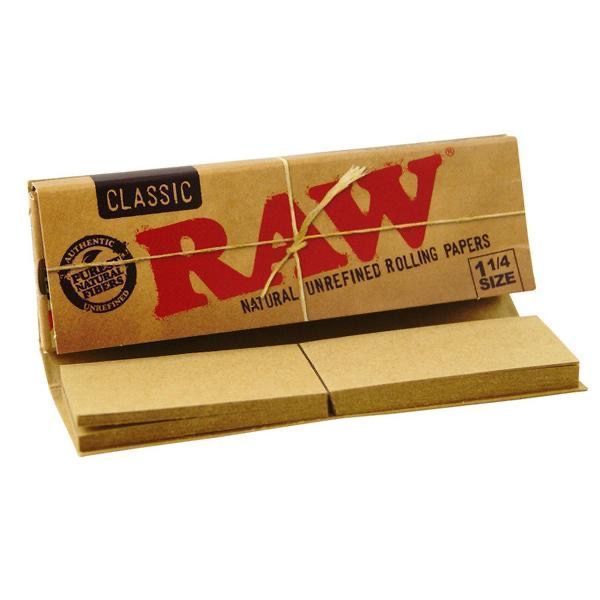 Бумажки с фильтрами "Raw Classic 1,1/4 size with tips"