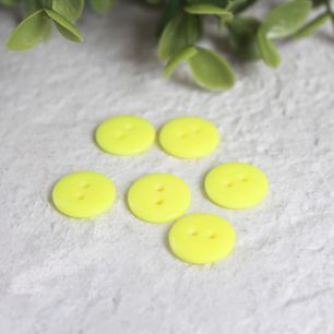 Набор пуговиц для творчества, Лимонные 12 мм., 10 шт.