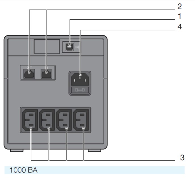 ИБП NETYS PE LCD 1000 NPE-1000-LCD