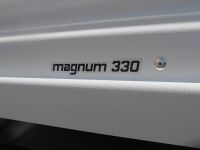 Автомобильный бокс на крышу Евродеталь Magnum 330 белый карбон