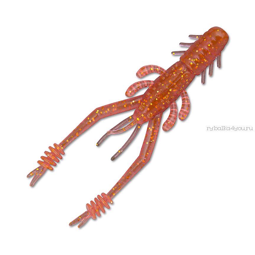 Силиконовая приманка Select Sexy Shrimp 3,0 7,5см #999 (7шт в упаковке)