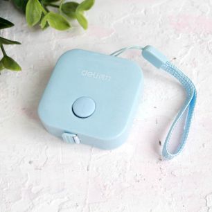 Инструменты для куклоделия - Рулетка сантиметровая голубая