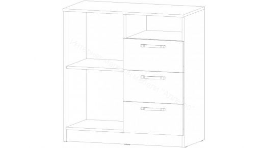 Комод малый "Диана" Линаура