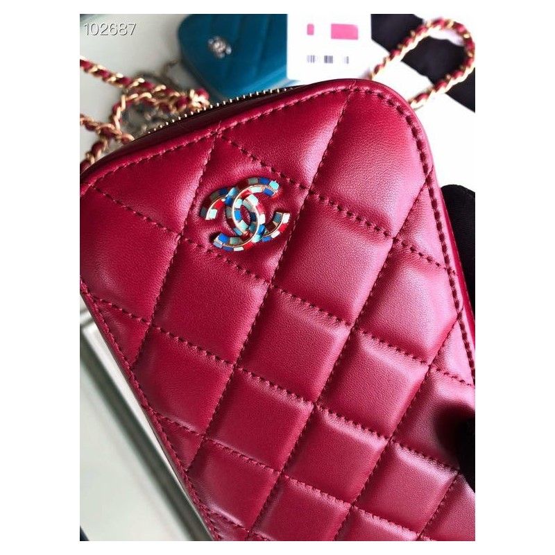 Сумка для смартфона CHANEL 17*10*4 см