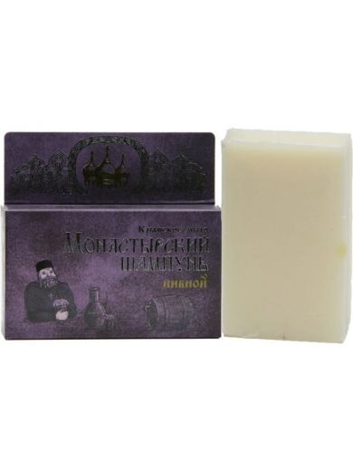 Твёрдый шампунь монастырский "Пивной" 80 гр