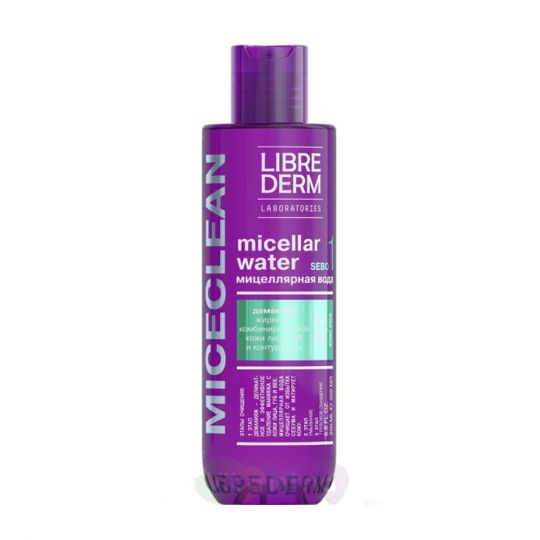 Либридерм Miceclean Sebo Мицеллярная вода для жирной и комбинированной кожи, 200 мл