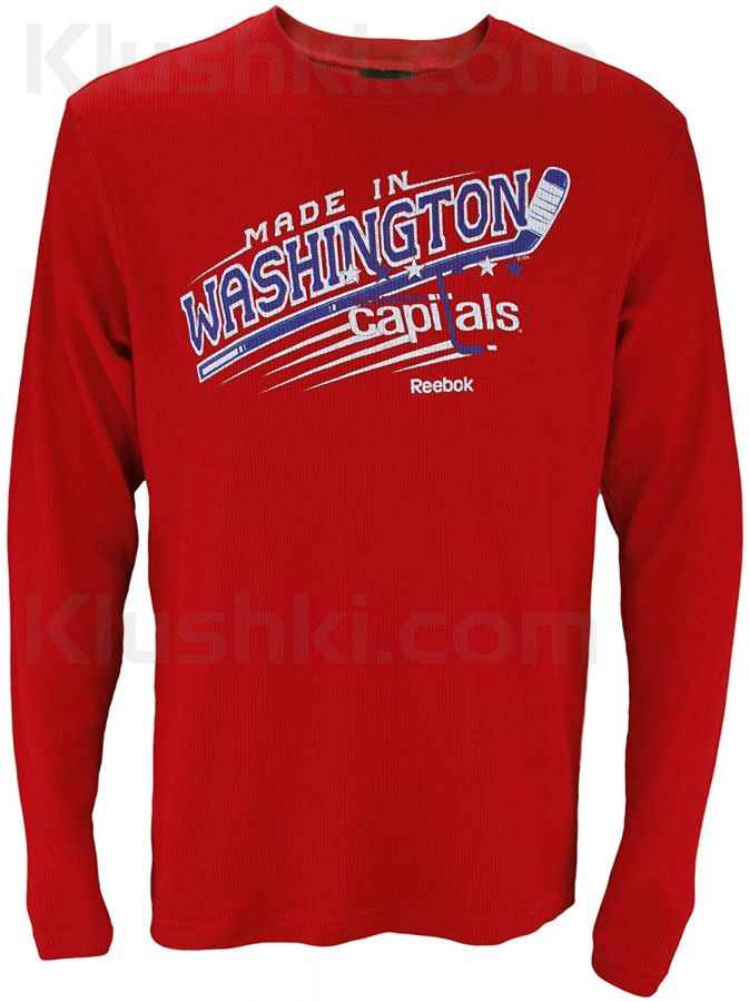 Рубашка с длинным рукавом Reebok  Washington Capitals NHL