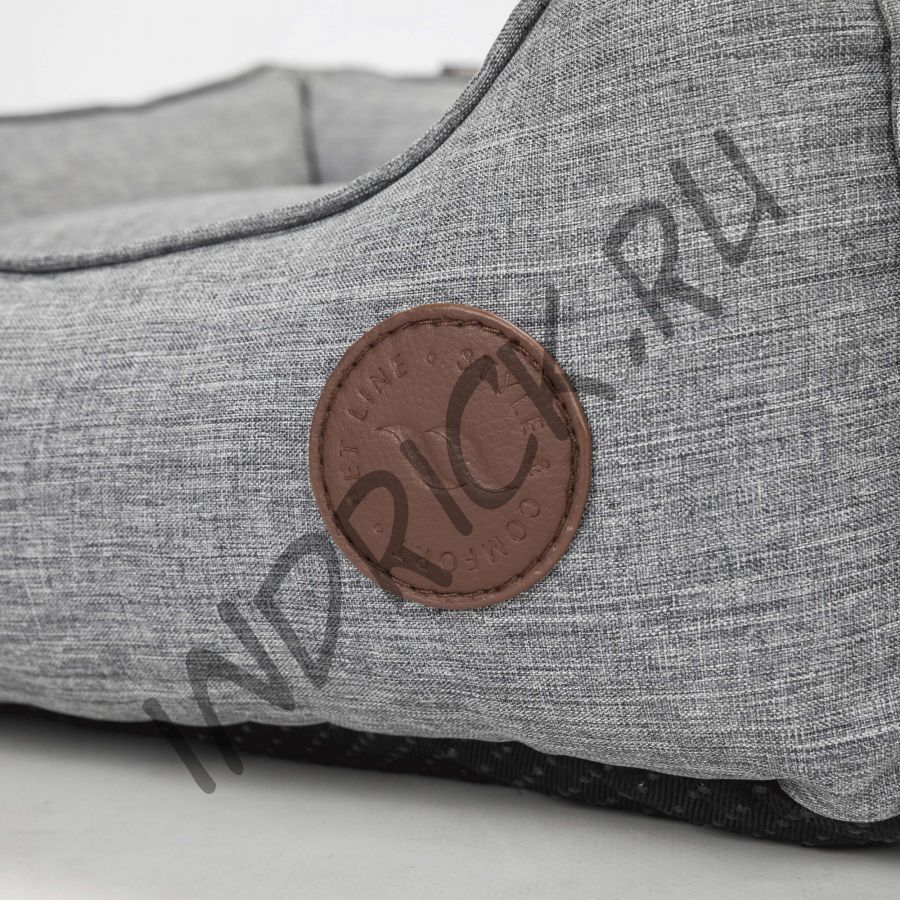 Лежанка Back on Track Rocky для собак и кошек серая