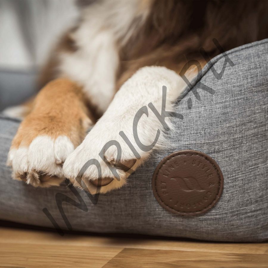 Лежанка Back on Track Rocky для собак и кошек серая