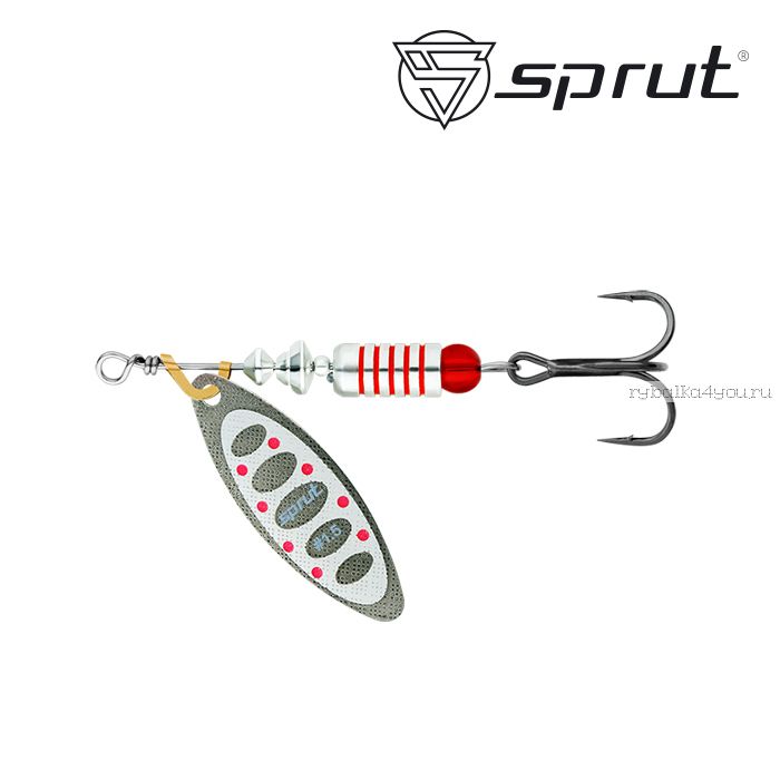 Блесна Вращающаяся "Sprut" Atra Spinner #1,5 (6g/BKS1)