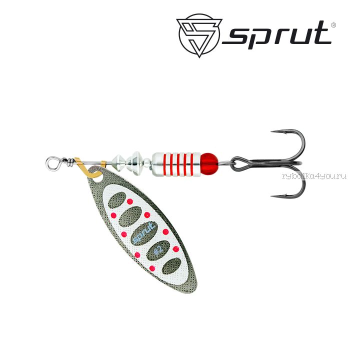 Блесна Вращающаяся "Sprut" Atra Spinner #2 (7,5g/BKS1)