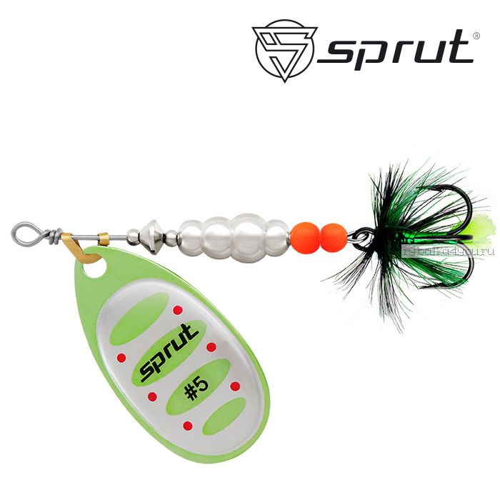 Блесна Вращающаяся "Sprut" Alba Ball System Spinner #5 (19g/LS)