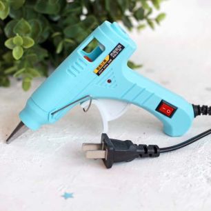 Инструменты для куклоделия - Клеевой пистолет, бирюзовый (евро вилка)