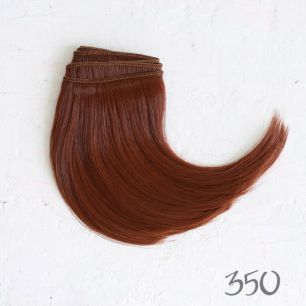 Трессы для создания причеcки куклам - Медный 15 см.