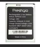 Аккумулятор для телефона Prestigio Muze B5 PSP5520 DUO 2450 мАч