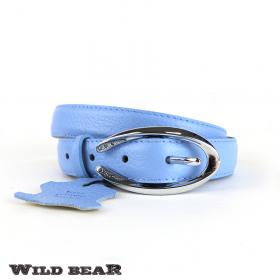 Ремень WILD BEAR RM-045m Light-blue (универсальный)