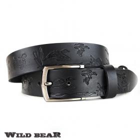 Ремень WILD BEAR RM-052f Black Premium (универсальный)