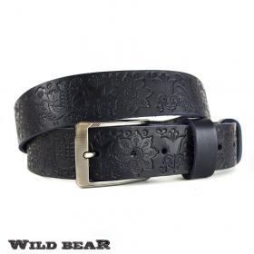 Ремень WILD BEAR RM-055f Dark-blue Premium (универсальный)