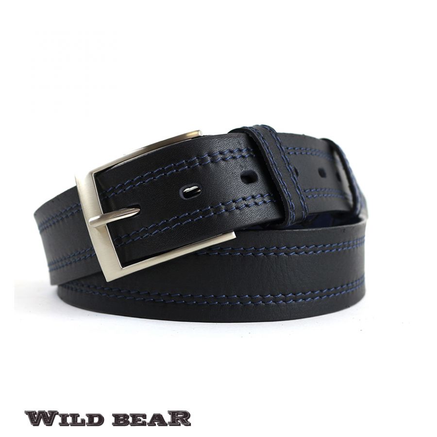 Ремень WILD BEAR RM-062m Dark-blue (универсальный)