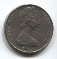 50 центов 1973 Новая Зеландия