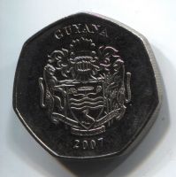 10 долларов 2007 Гайана