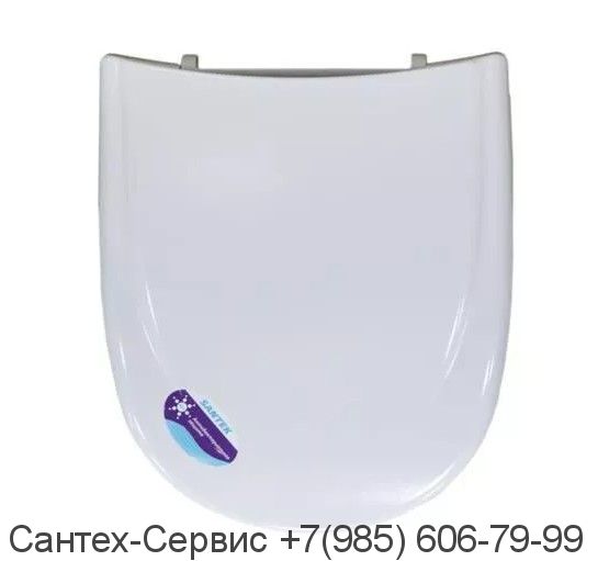 1.WH10.6.924 Сиденье Santek  Римини (дюропласт) с металлическим креплением