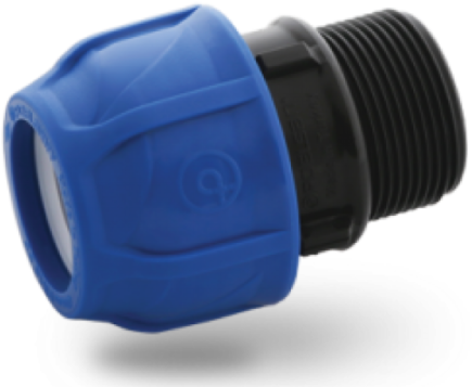 Муфта ПНД с наружной резьбой POELSAN