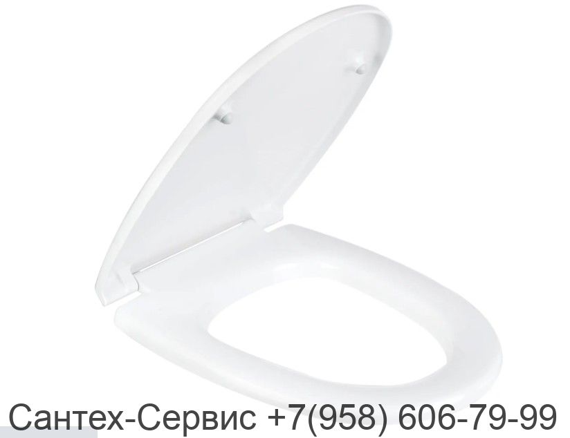1.WH10.6.906  Сиденье Santek  Лига-Ирис (дюропласт) с металлическим креплением