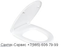 1.WH10.6.906  Сиденье Santek  Лига-Ирис (дюропласт) с металлическим креплением
