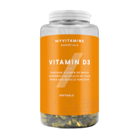 Витамин D3 (180 капсул) 2500 ME. Myprotein (Великобритания)
