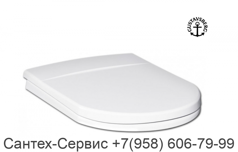 9M11S101 Сиденье с крышкой для унитаза Gustavsberg Logic с микролифтом