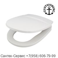 GB1919902055 Сидение для унитаза Gustavsberg  Nordic с микролифтом