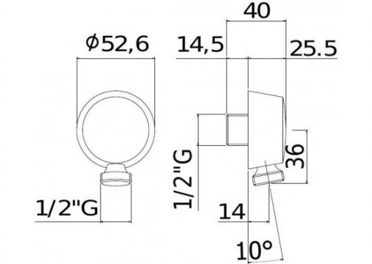 Шланговое подключение Paffoni Lusso ZACC130 схема 8