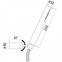 Душевой гарнитур Paffoni Birillo ZDUP036 схема 2