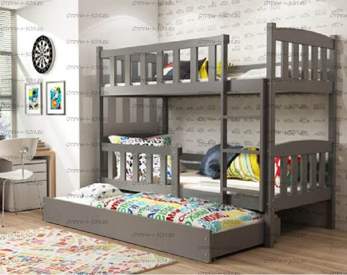 Кровать двухъярусная Малинка №21